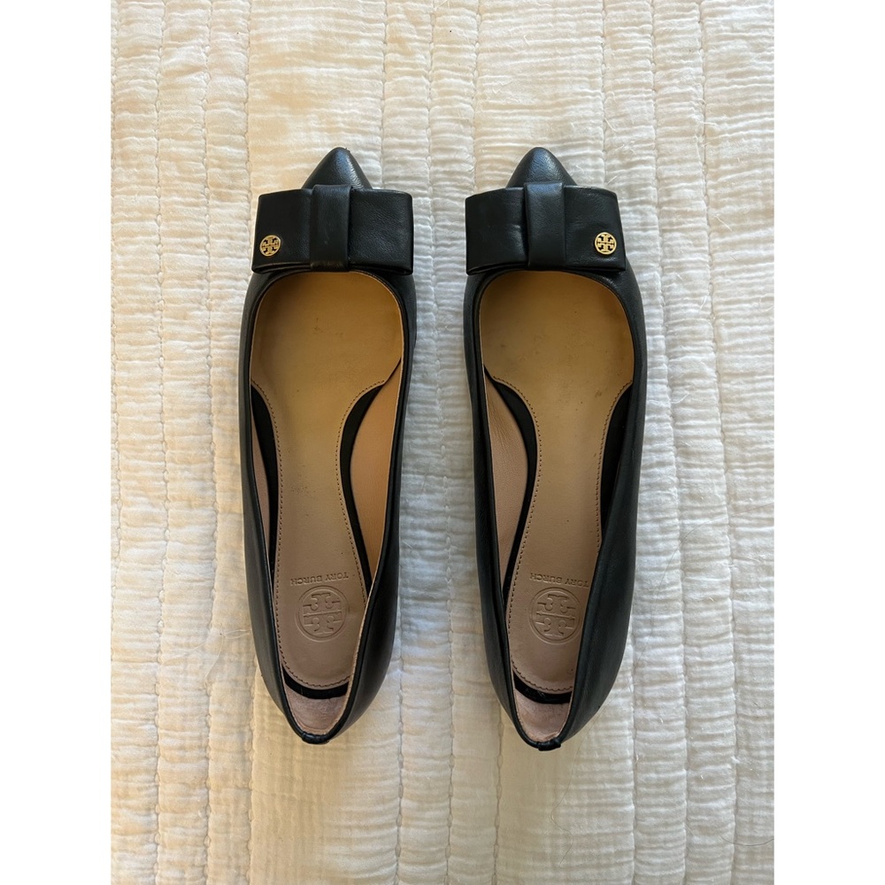 Tory Burch Black Bow flats